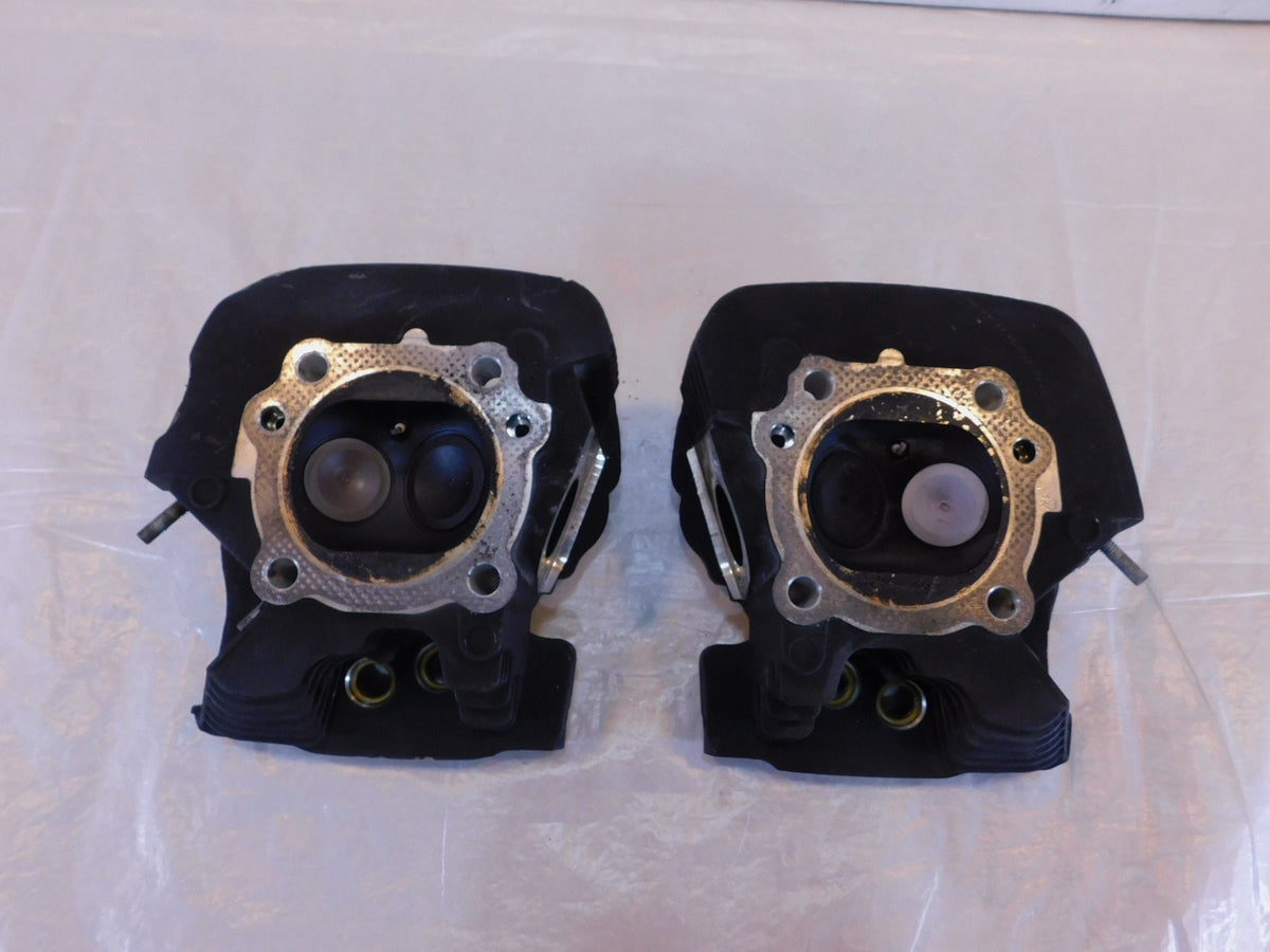 Harley Davidson Dyna Softail Twin Cam 96" Front Rear Cylinder Heads -Fin Damage - C3 Cycle