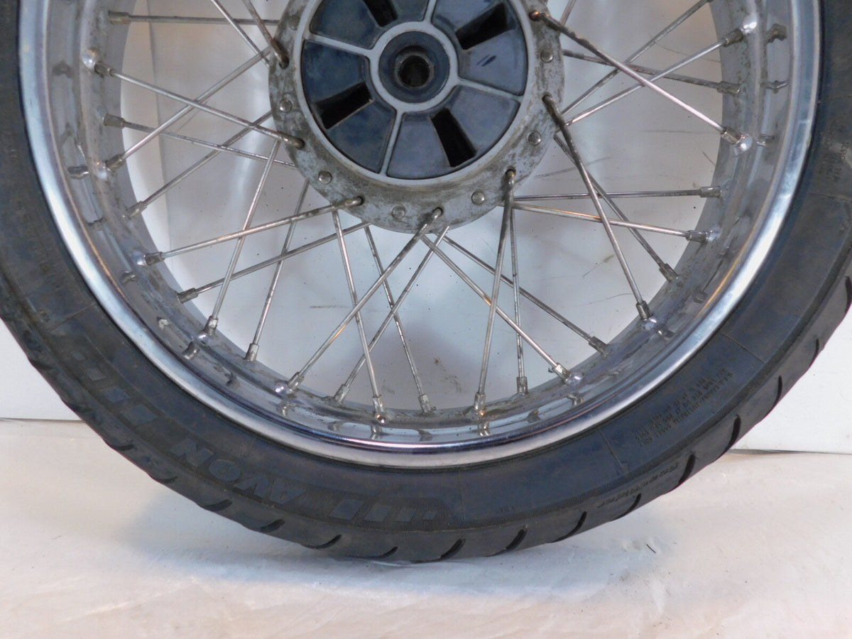 Royal Enfield Classic Bullet 500 EFI B5 C5 Rear Laced Wheel Rim & Tire 2.5"x18" - C3 Cycle