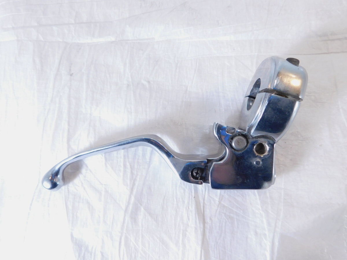 Harley Electra Glide Softail Dyna Sportster Chrome Clutch Lever & Mount Bracket - C3 Cycle