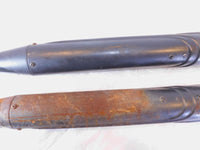 Harley Touring Road King & Electra Glide Black Slip On Exhaust Pipe Mufflers - C3 Cycle