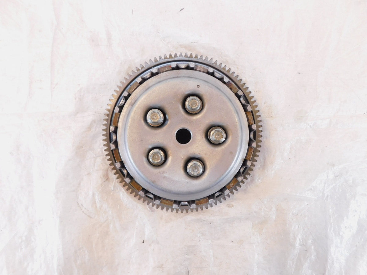 1982-1983 Yamaha XJ750 Maxim 750 Engine Clutch Basket w/ Pressure Friction Plate - C3 Cycle