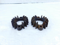 1976 76 Moto Guzzi Convert I V1000 Engine Exhaust Header Pipe Mount Nut Flanges - C3 Cycle