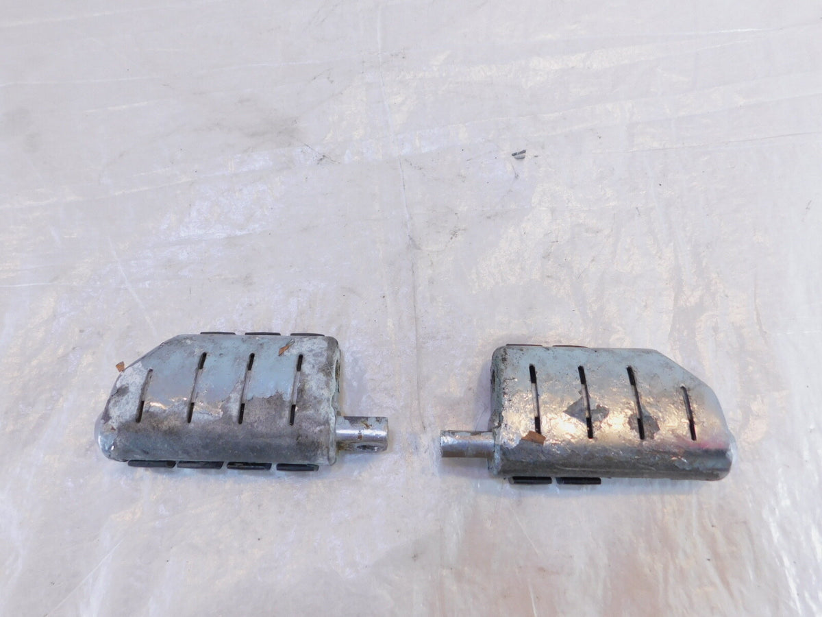 Harley Davidson FXR Dyna Sportster & Softail ISO Chrome Footpegs Footrests - C3 Cycle