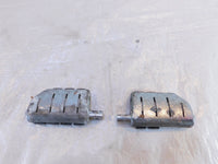 Harley Davidson FXR Dyna Sportster & Softail ISO Chrome Footpegs Footrests - C3 Cycle