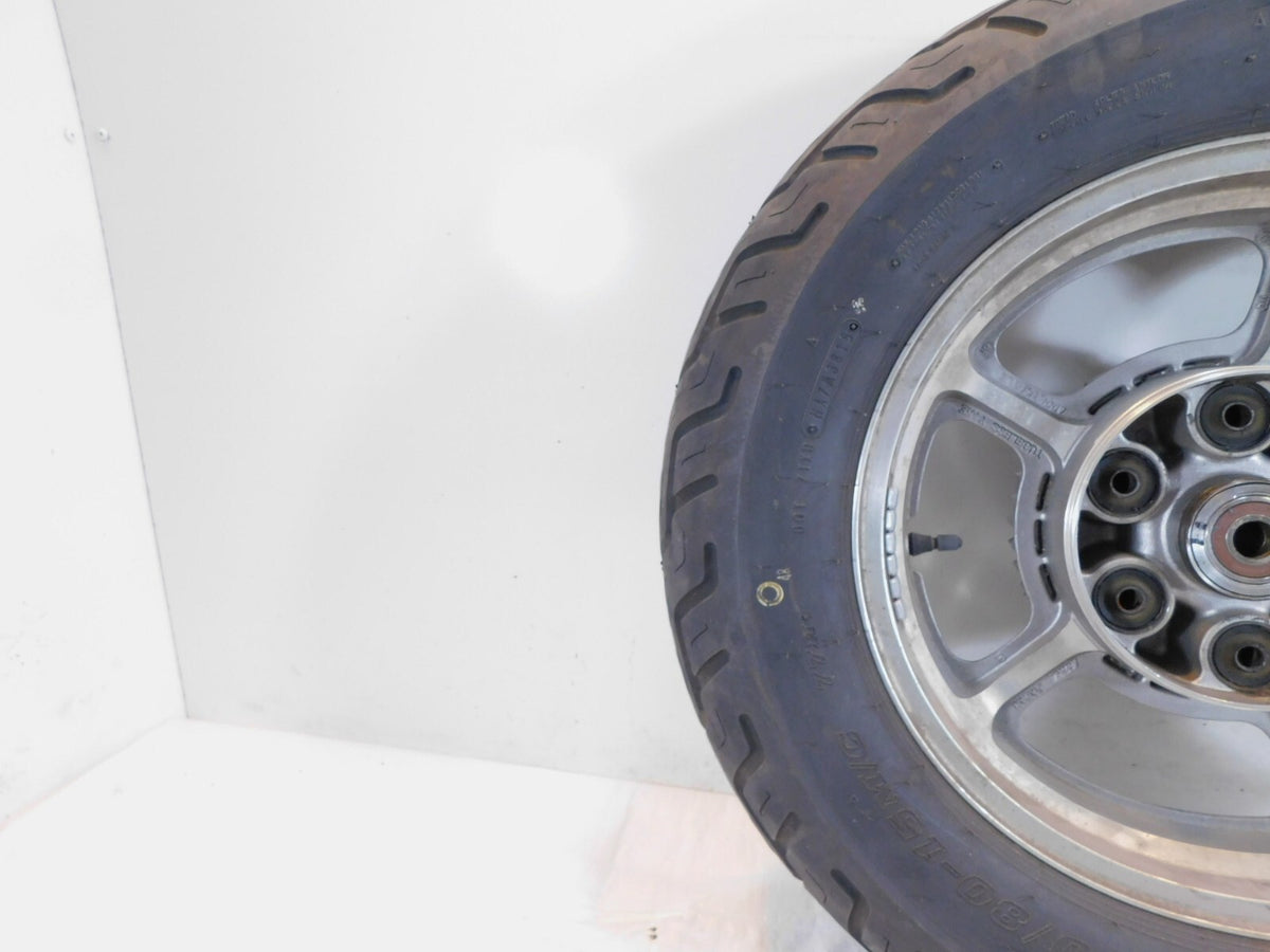 Honda VT1100 VT1100C Spirit Shadow 1100 Silver Spoked Cast Rear Wheel Rim & Tire - C3 Cycle
