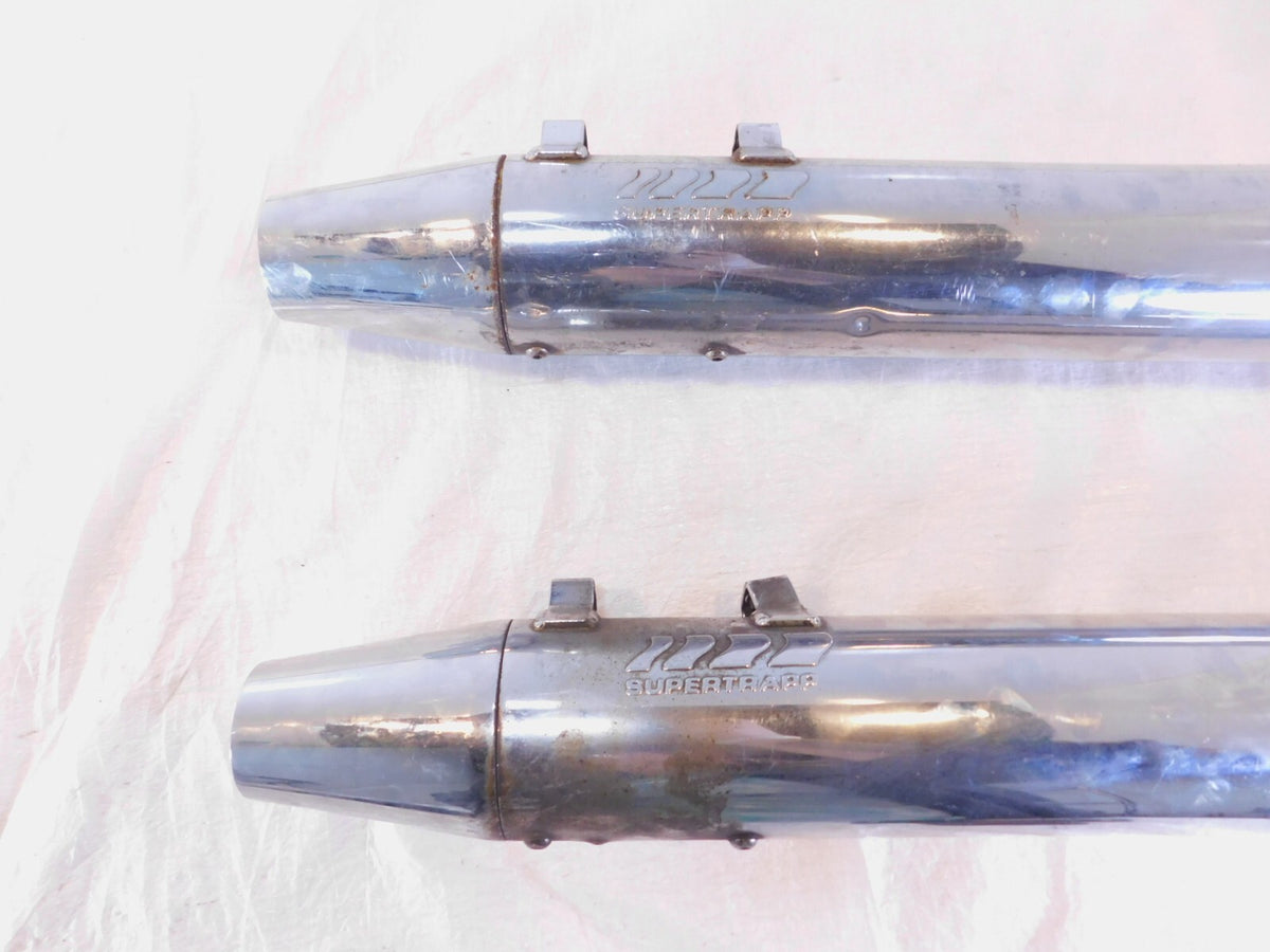 Harley Road King & Electra Glide Supertrapp Super Trapp Exhaust Pipe Mufflers - C3 Cycle