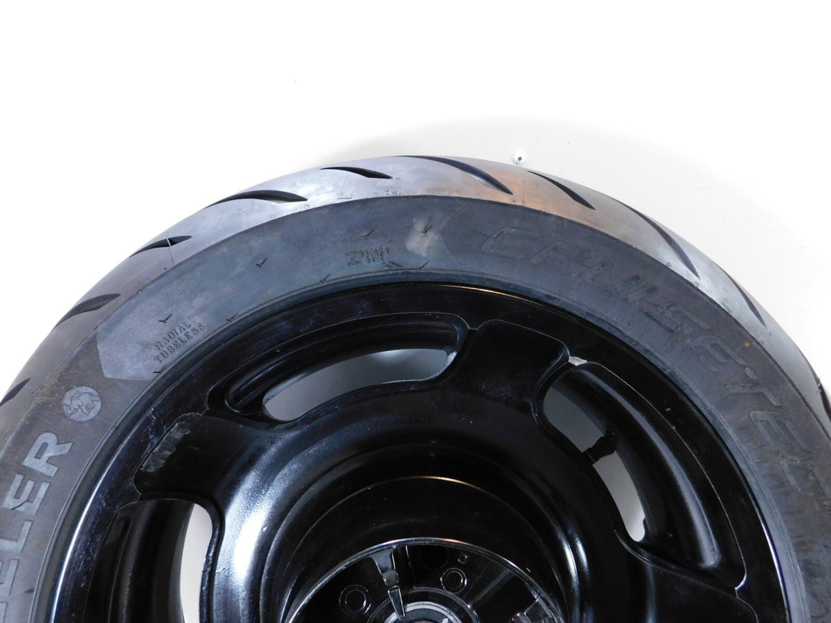 Harley Davidson FLHX Street Glide Road Glide Custom Black Rear Wheel Rim & Tire - C3 Cycle
