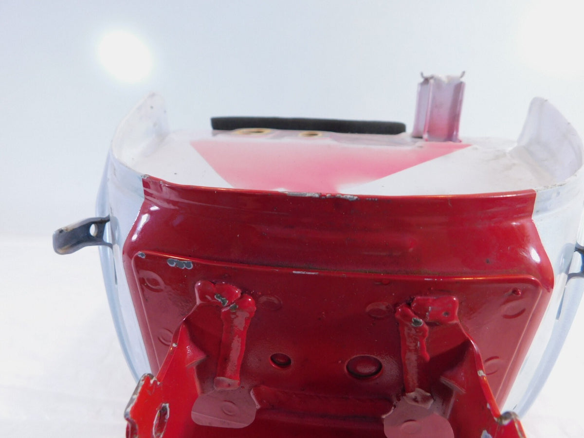 1999-2002 Yamaha YZFR6 YZF R6 Red White Gas Petrol Fuel Tank Reservoir - Dented - C3 Cycle