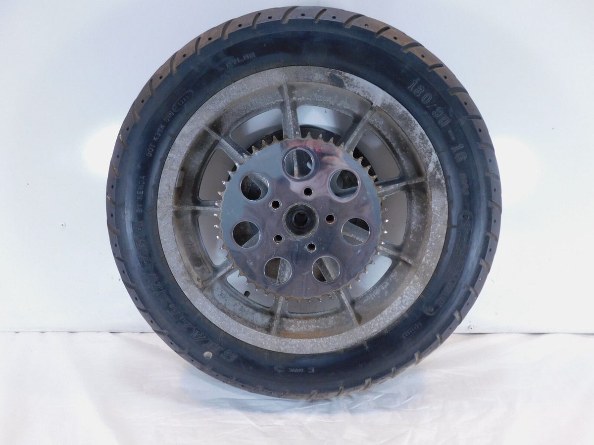Harley Davidson Dyna Softail & Sportster 883 & 1200 Cast Rear Wheel Rim w/ Tire - C3 Cycle