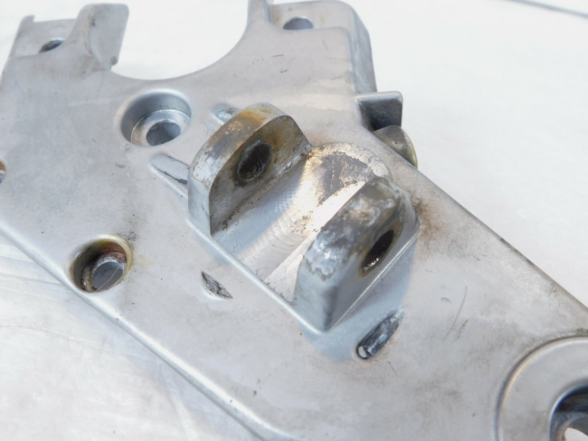 BMW R1100R R1100RS R850 Silver Right Front Footrest Foot Peg Plate Mount Bracket - C3 Cycle