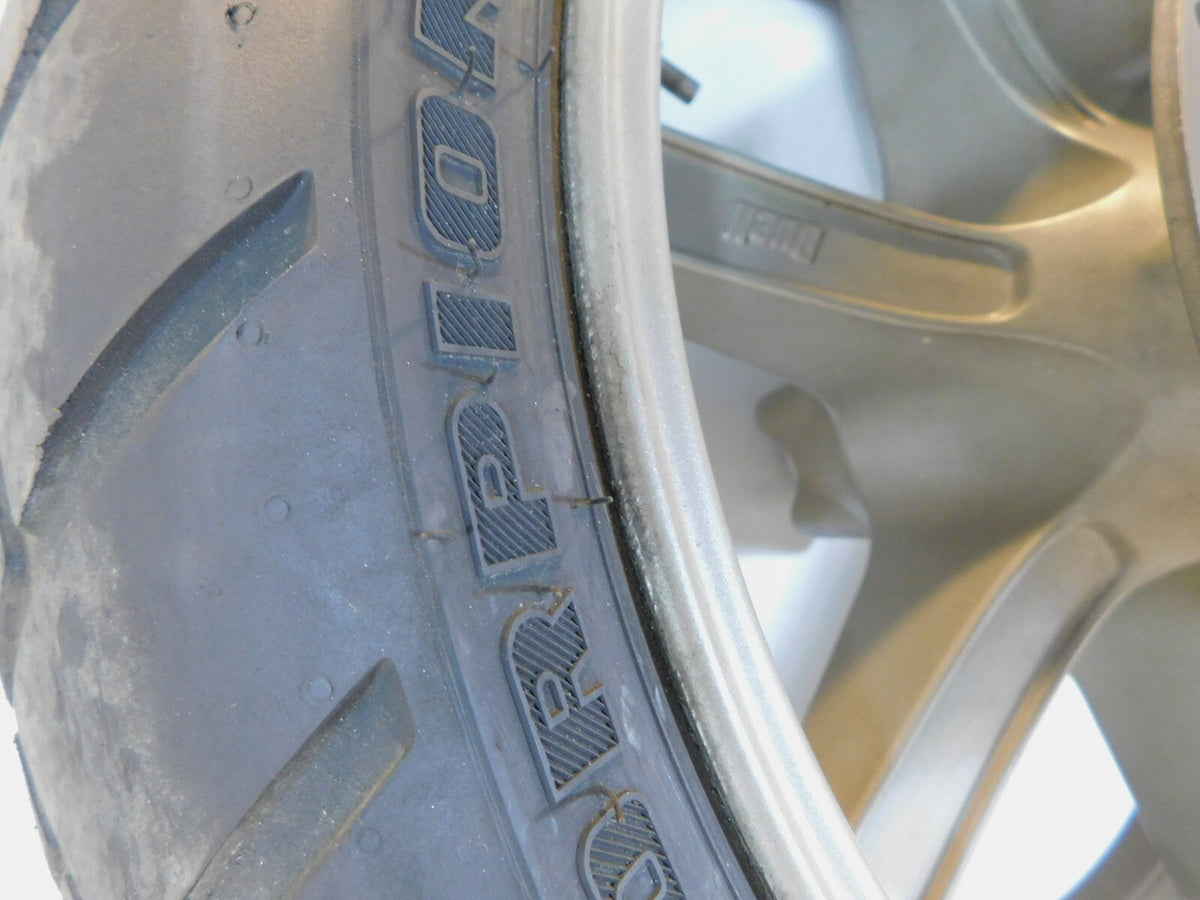 2007-2009 Buell XB XB12 XB12X Ulysses Cast 6 Spoke Rear Wheel Rim Tire & Rotor - C3 Cycle