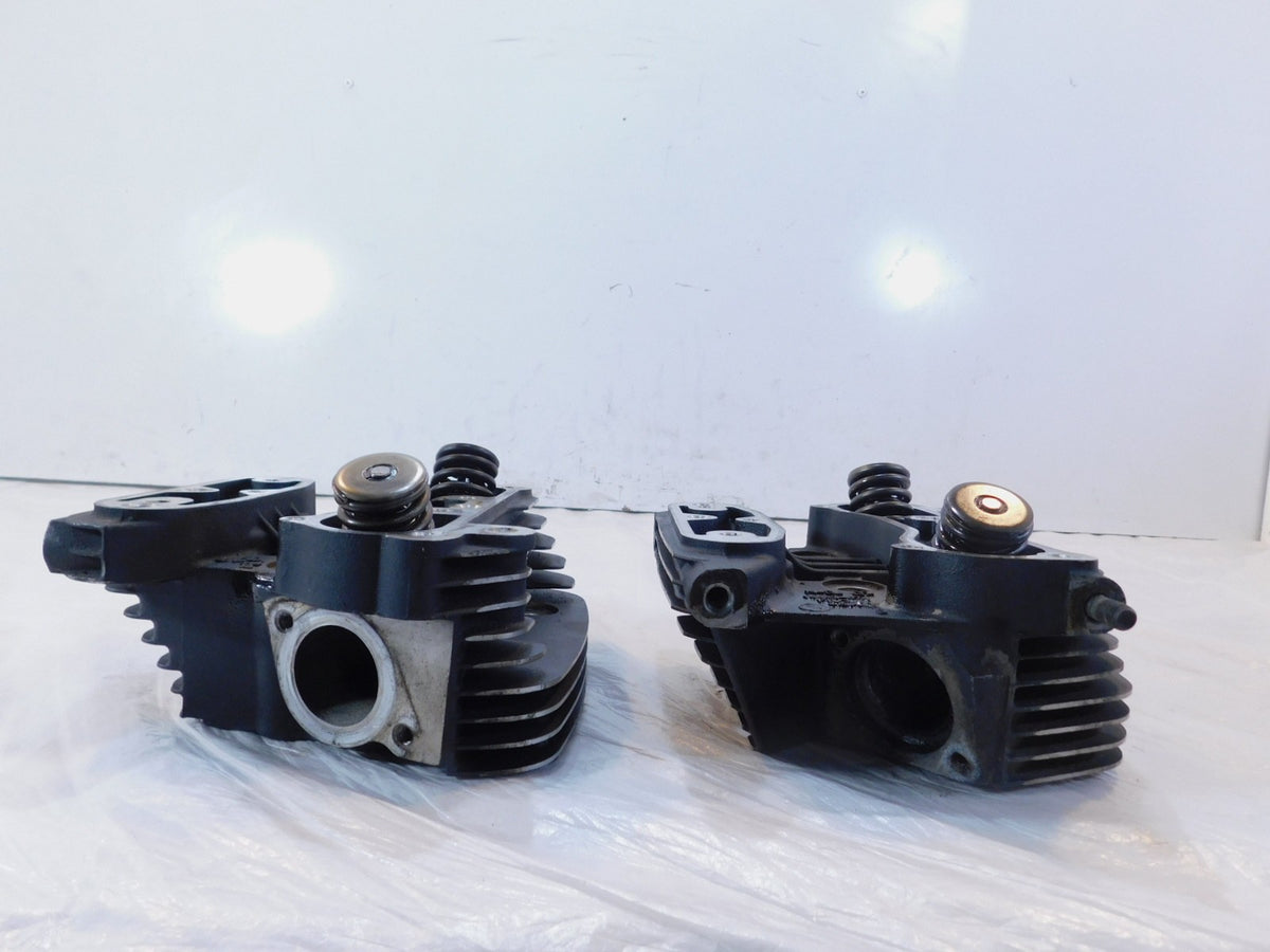 1991-2003 Harley Davidson Sportster XLH 1200 Black Cylinder Heads w/ Valves - C3 Cycle