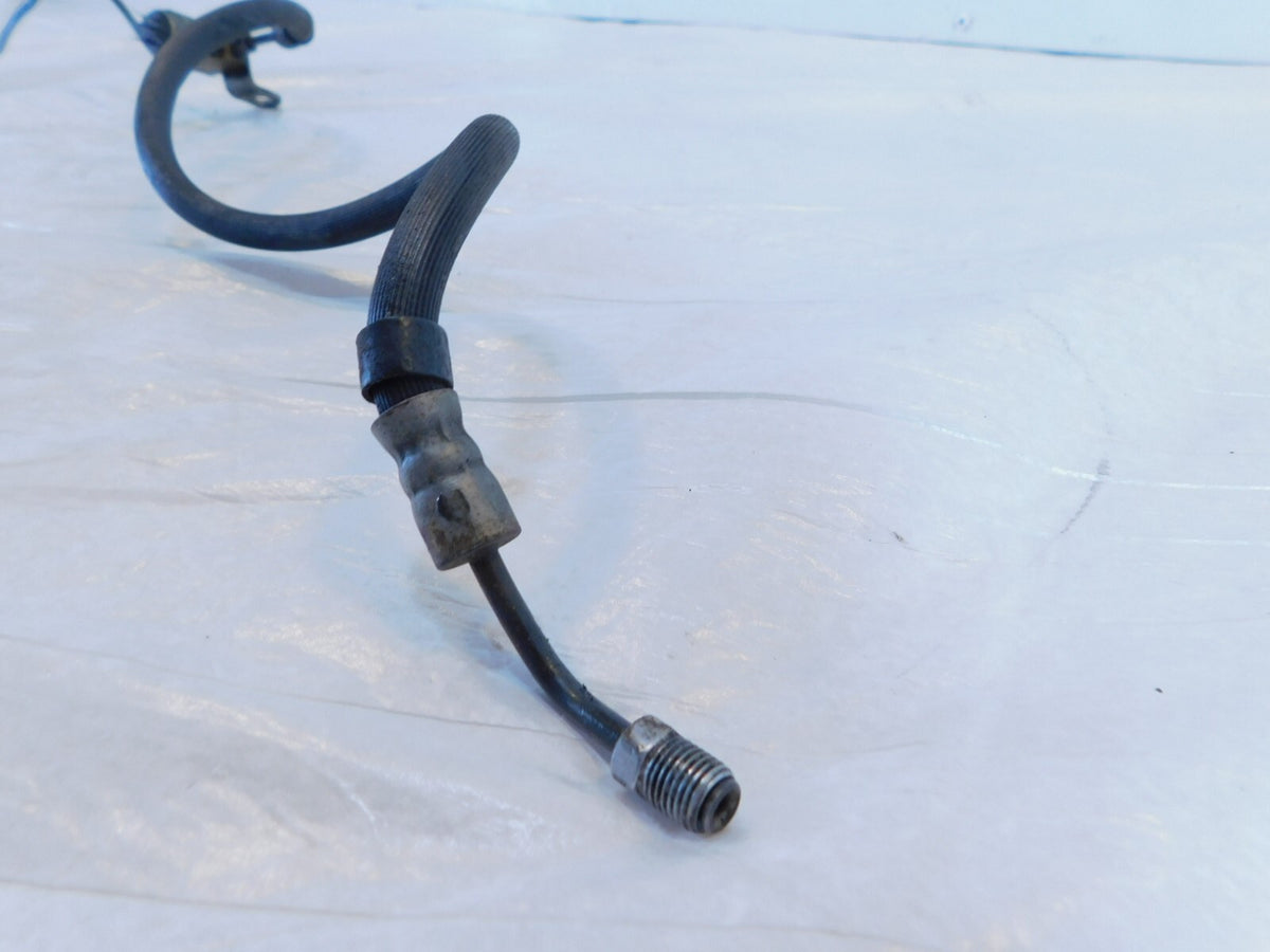 85-86 Harley Davidson EVO FXWG Wide Glide Rear Brake Hose Line Pipe & Splitter - C3 Cycle