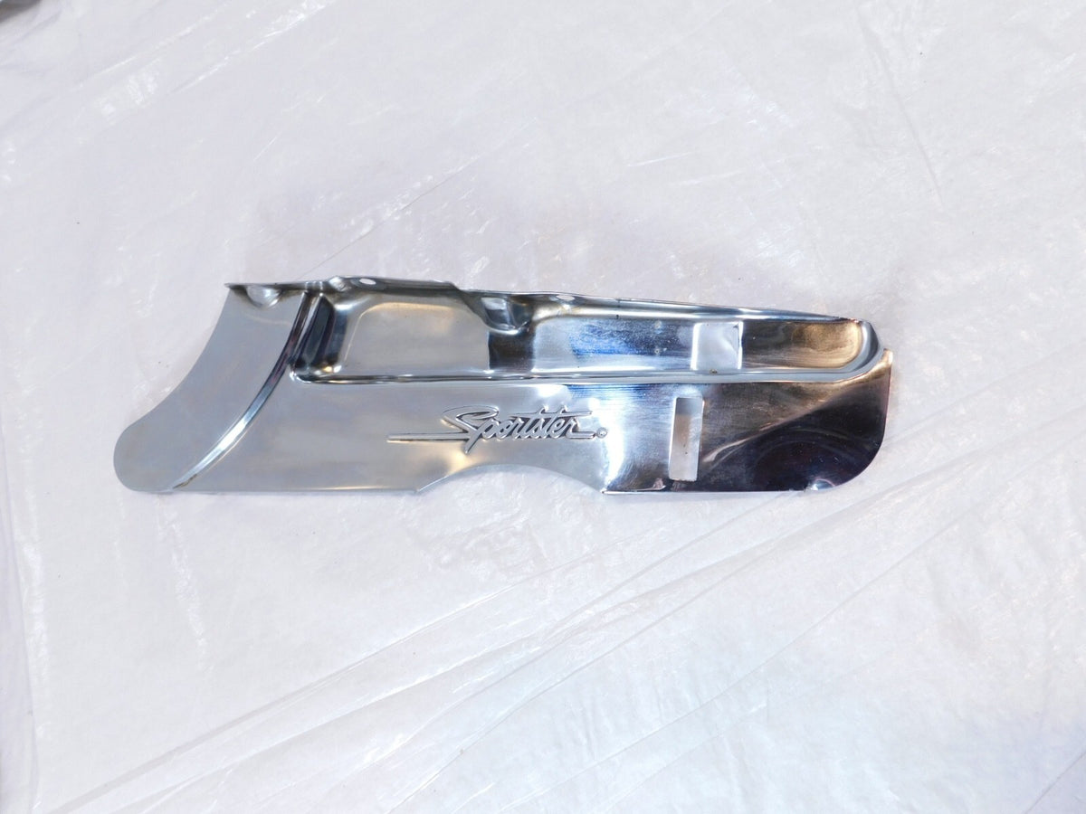 Harley Davidson Sportster 883 & 1200 Chrome Rear Wheel Debris Deflector Cover - C3 Cycle