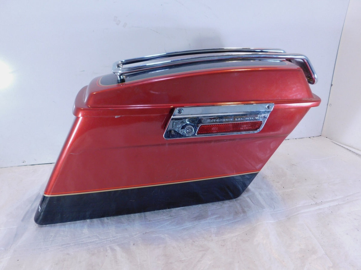 Harley Davidson Road King Street & Electra Glide Red Right Luggage Bag Saddlebag - C3 Cycle