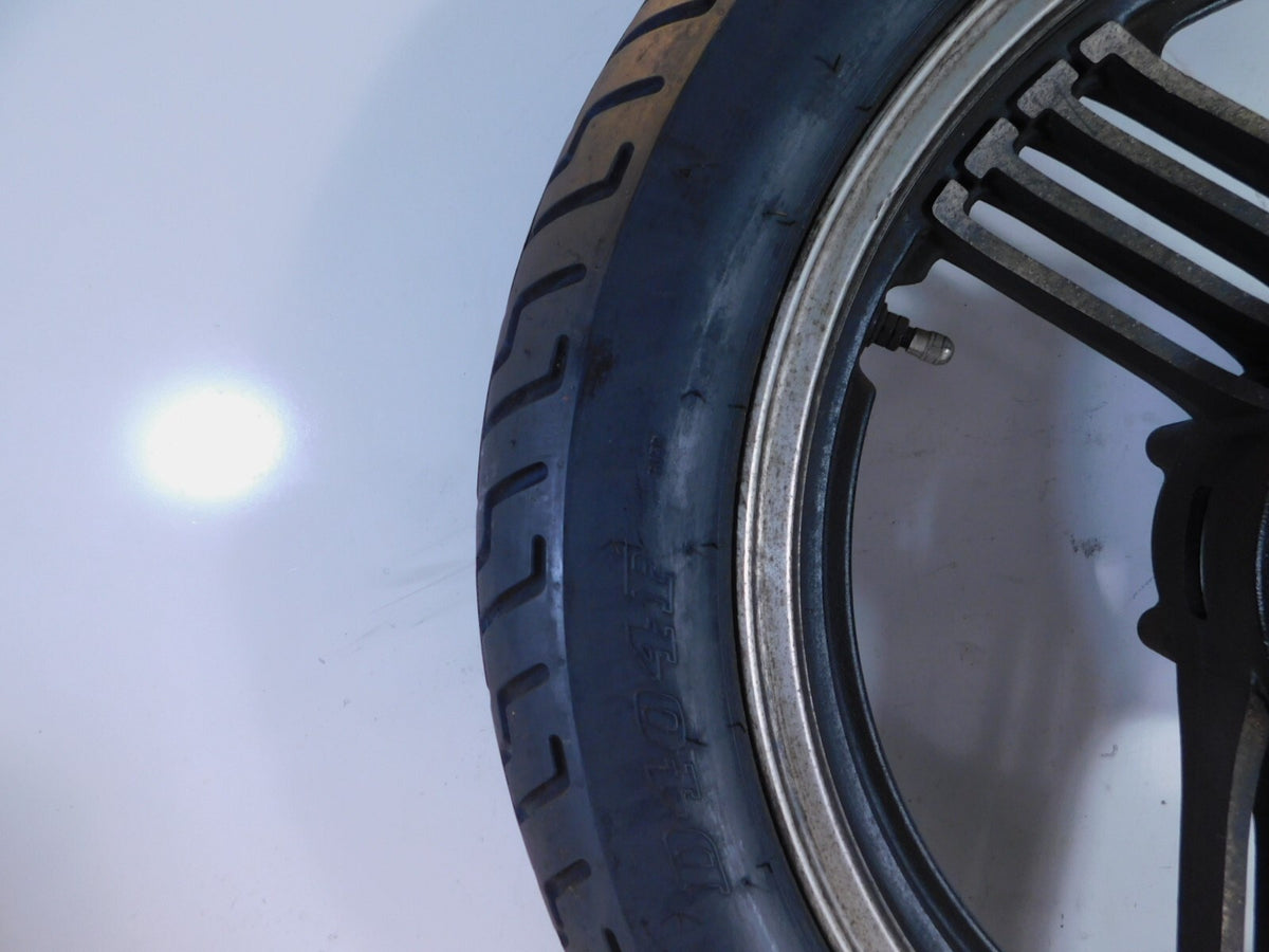 1983 83 Yamaha Venture Royale 1200 XVZ12 Front Black Cast Wheel Rim & Tire - C3 Cycle
