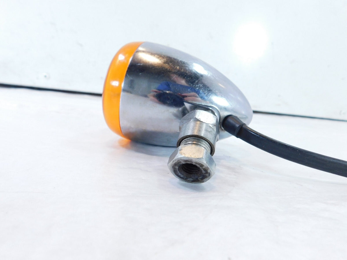 Harley Davidson Sportster Softail Dyna V-Rod Chrome Front Turn Signal Indicator - C3 Cycle