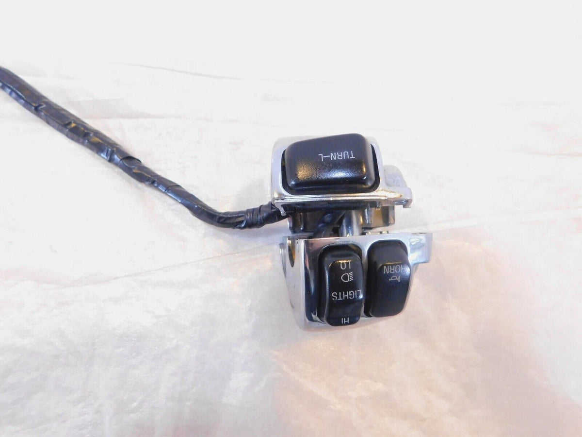Harley Davidson Softail Dyna Sportster Left Handlebar Horn Turn Signal Switches - C3 Cycle