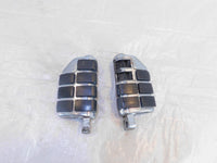 Harley Davidson FXR Dyna Sportster & Softail ISO Chrome Footpegs Footrests - C3 Cycle