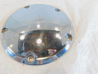 Harley Davidson Twin Cam Dyna & Softail Left Engine Chrome Derby Clutch Cover - C3 Cycle