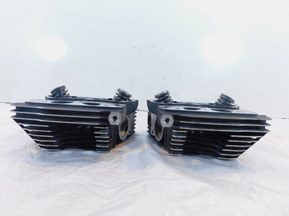 Harley Davidson Touring Softail & Dyna Black Cylinder Heads w/ Springs & Valves - C3 Cycle