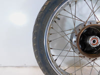 1991-97 Honda Nighthawk 250 CB250 Front Wheel Rim & Hub 18x1.85 Bent -For Parts - C3 Cycle