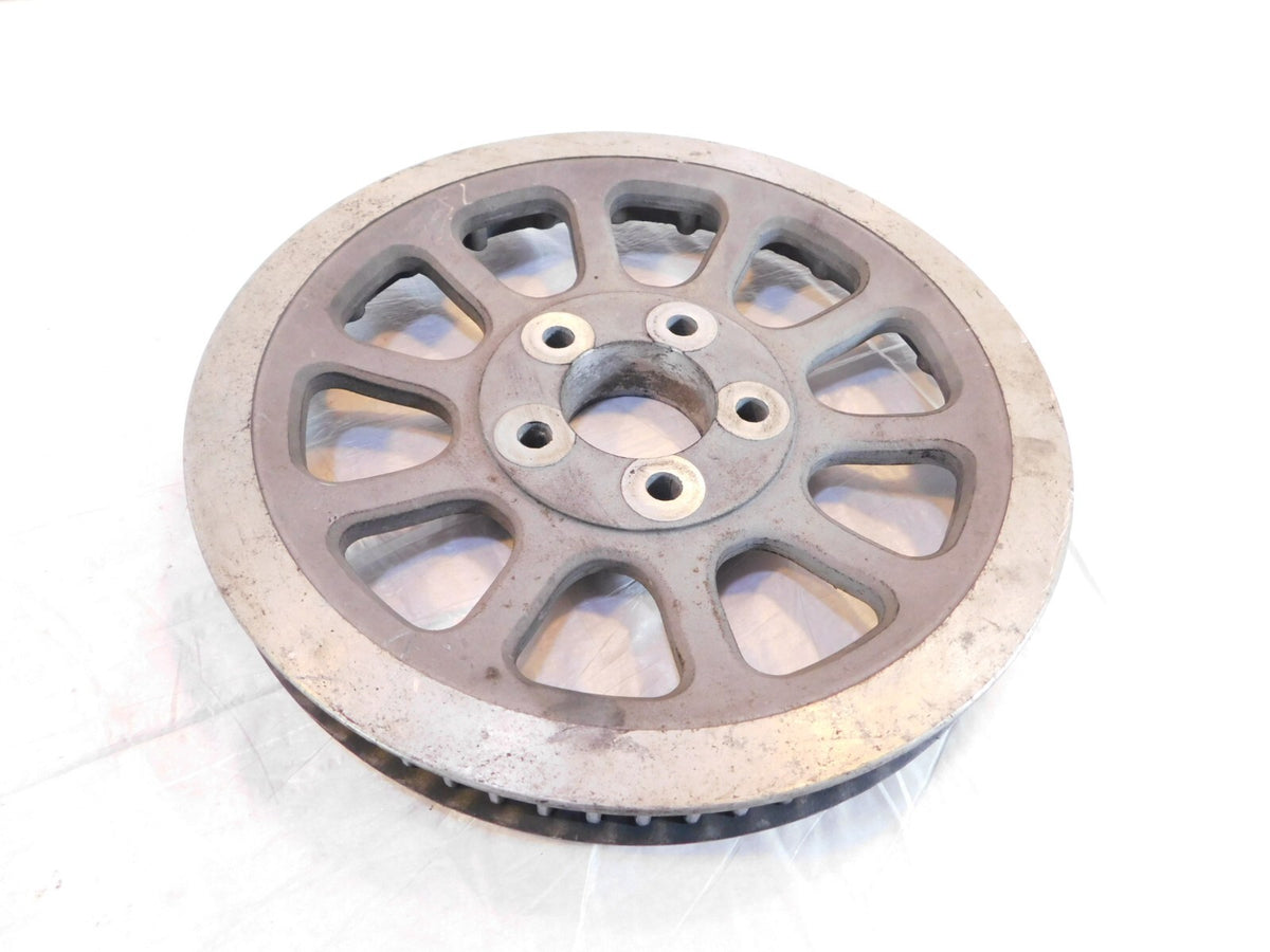 07-10 Harley Davidson Dyna Super Glide Silver Rear Wheel Sprocket Belt Pulley