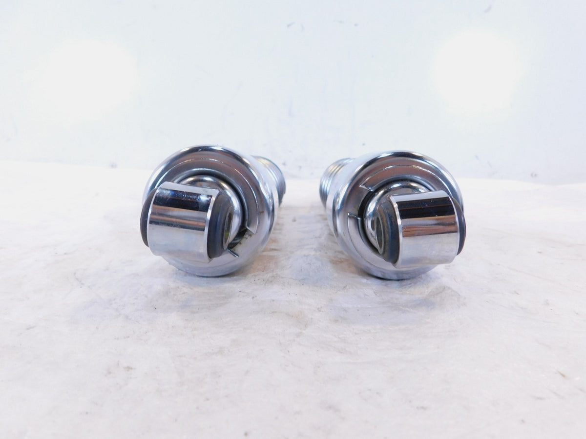 2007-2010 Harley Davidson Sportster 883 & 1200 Low Chrome Rear Shock Absorbers - C3 Cycle
