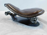2008 08 Harley Davidson Sportster 883 Low Brown Solo Bobber Chopper Spring Seat - C3 Cycle
