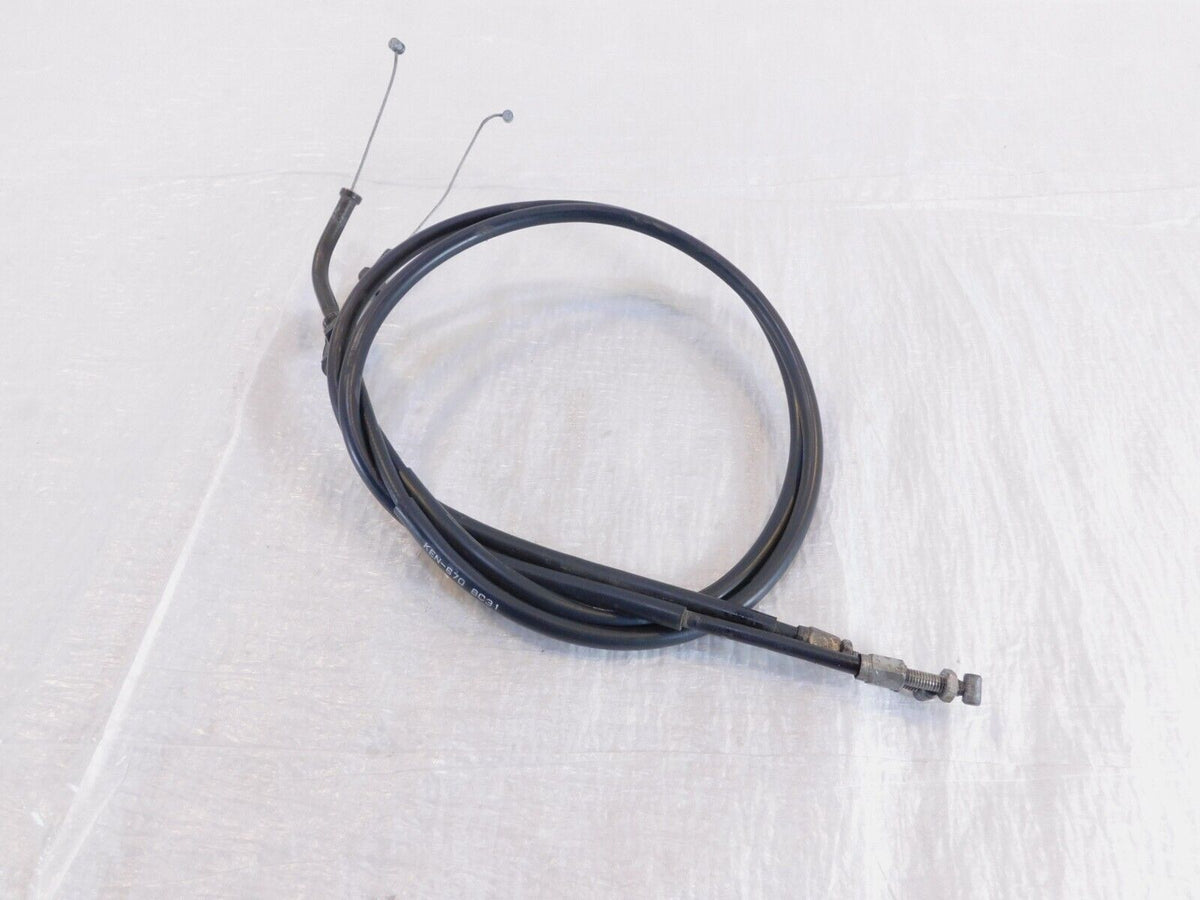 1996-2016 Honda CMX250 Rebel 250 Front Handlebar Throttle Open/Close Cable Lines - C3 Cycle