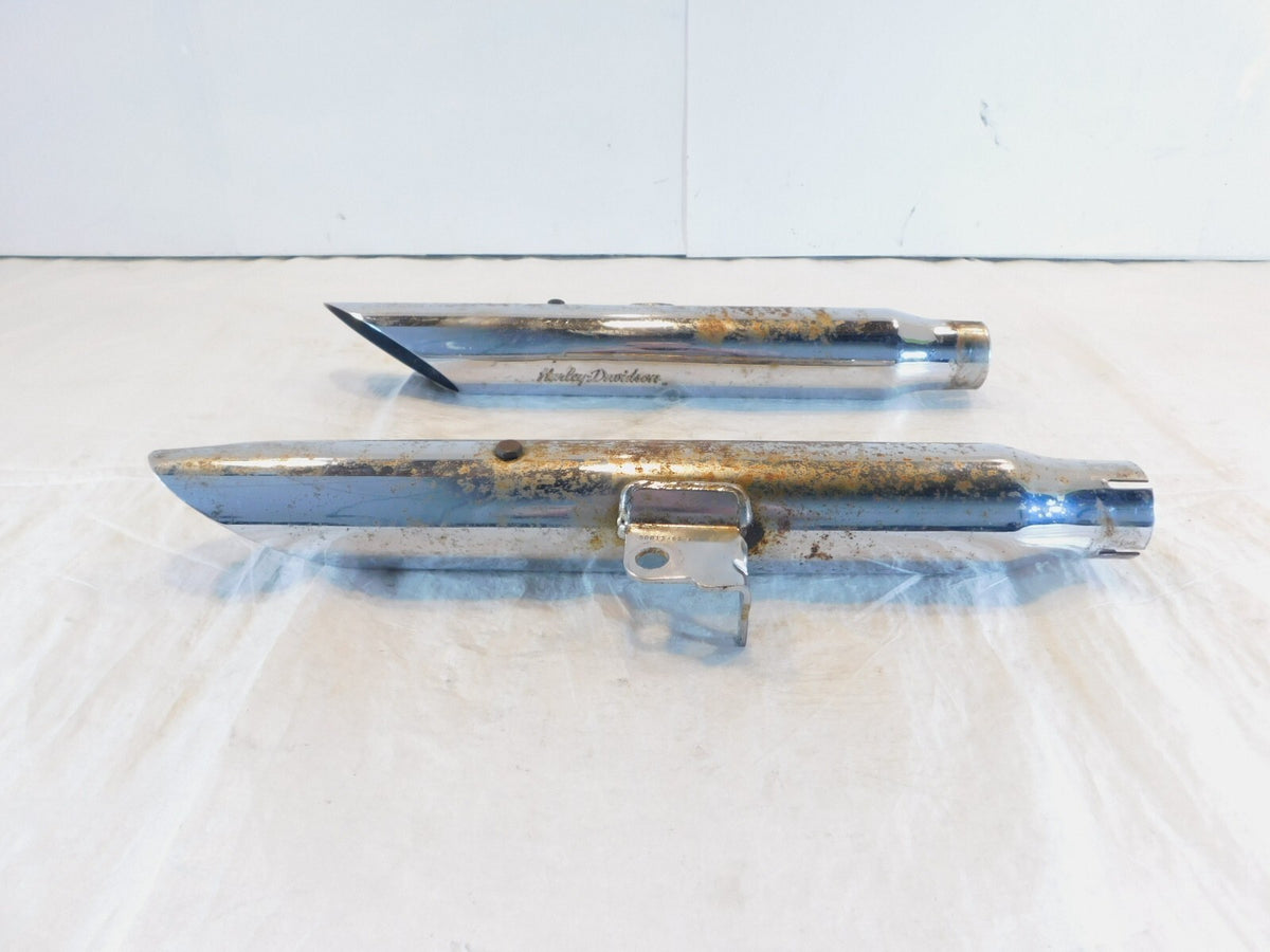 Harley Davidson Sportster 883 & 1200 Chrome Exhaust Header Pipe Mufflers