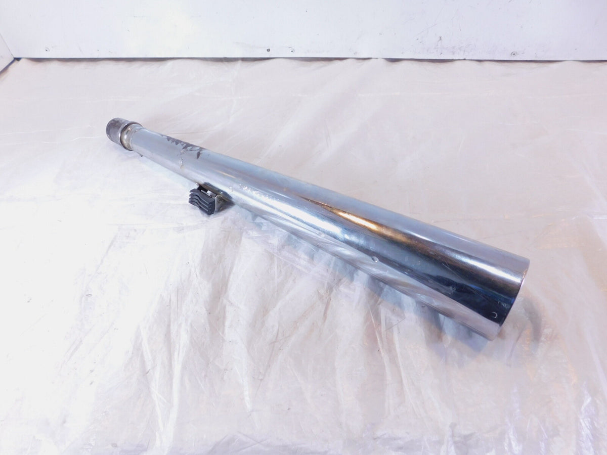 1983 83 Honda GL650 Silverwing 650 Chrome Rear Left Side Exhaust Muffler Pipe - C3 Cycle