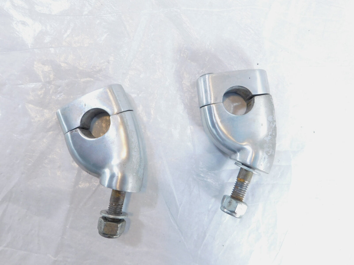 2002 MZ Skorpion Tour MZ660 660 Left/Right Handlebar Riser Mount Bracket Clamps