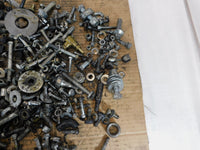 1989 89 Harley Davidson Tour & Electra Glide Nuts Bolts & Brackets Parts Box Lot - C3 Cycle