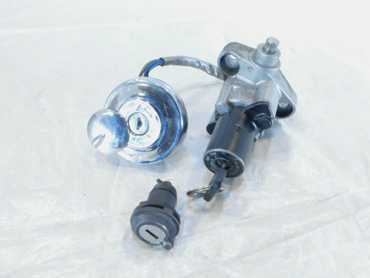 Yamaha V-Star 650 & 1100 Ignition Switch & Fuel Tank & Storage Lock Set w/ Key - C3 Cycle