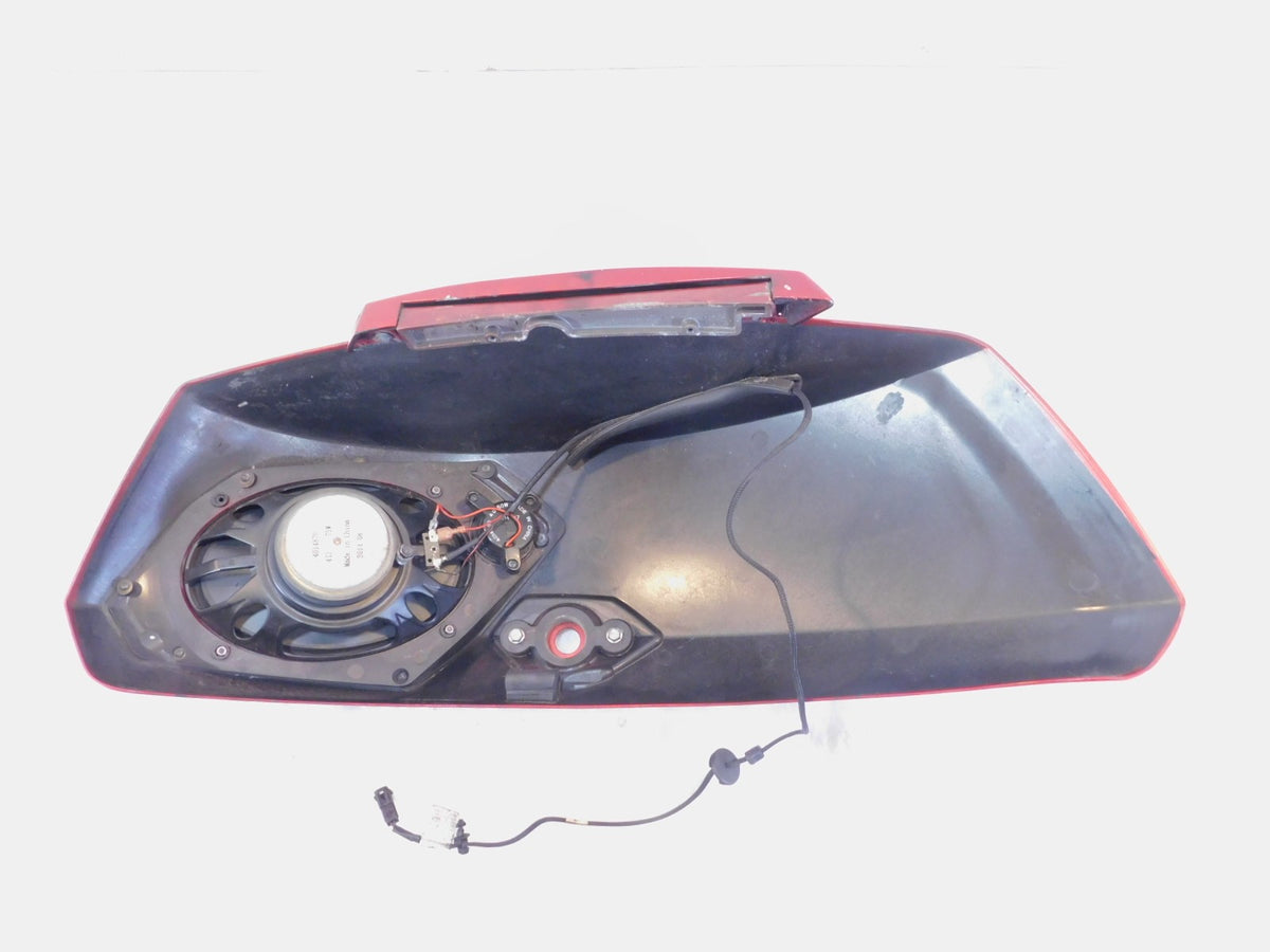 2015 15 Victory Magnum Red Rear Left Side Saddlebag Saddle Bag Speaker Cover Lid - C3 Cycle