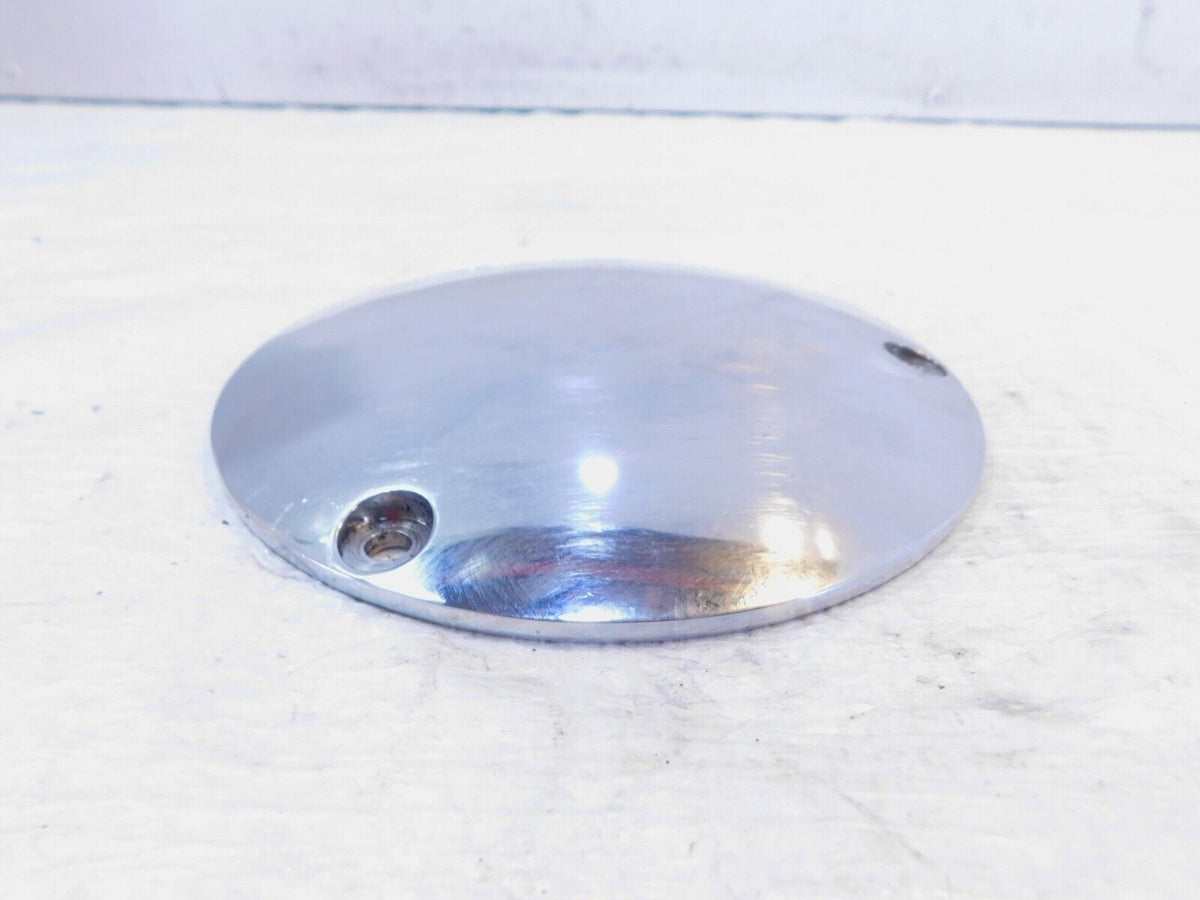 Harley Davidson Evo Softail Dyna & FXR Left Engine Chrome Derby Clutch Cover - C3 Cycle