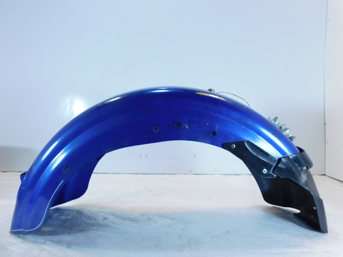 1981-1993 Harley Davidson Sportster 883 1100 & 1200 Blue Rear Wheel Cover Fender - C3 Cycle