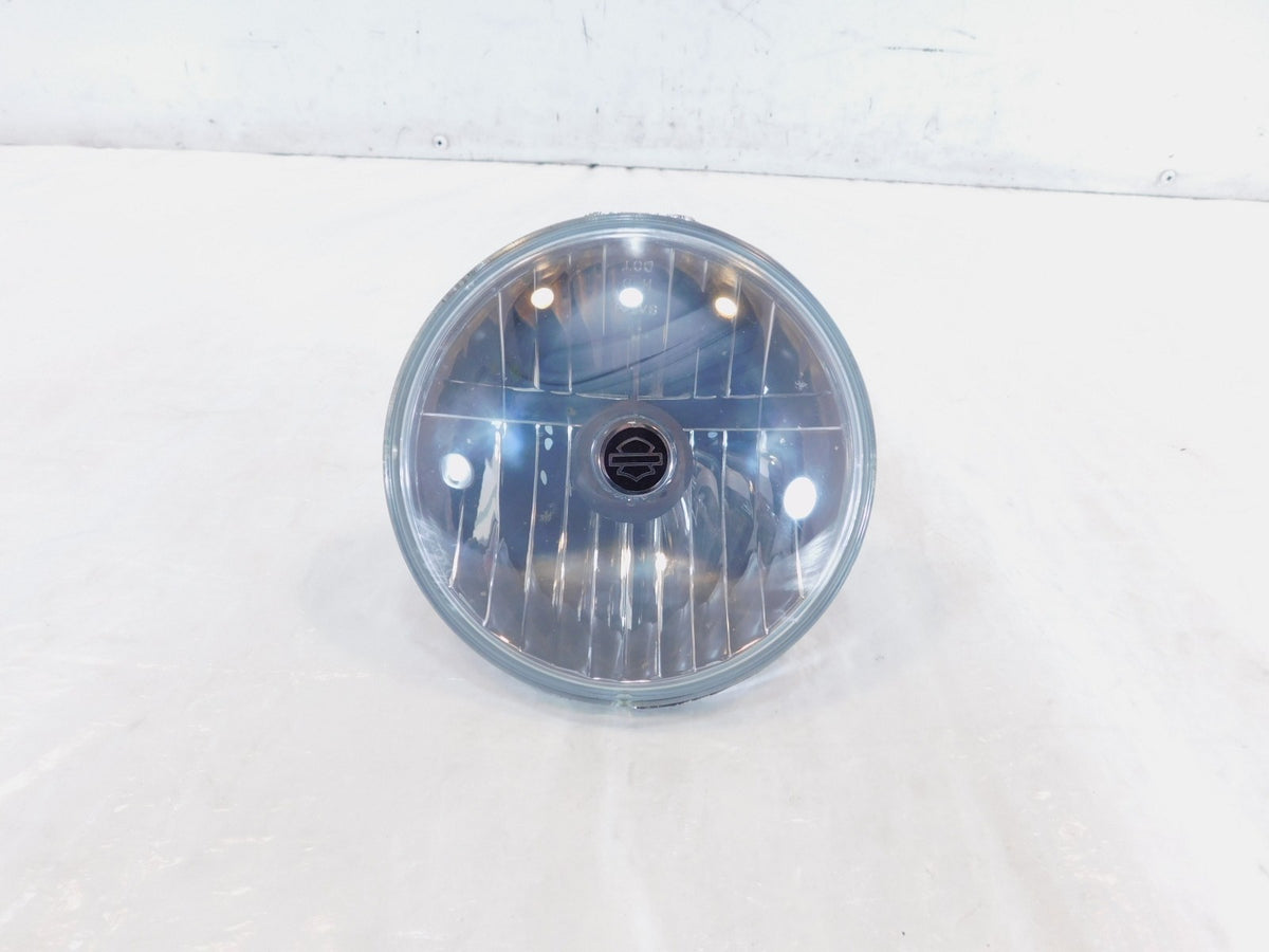 Harley Davidson Sportster Dyna Softail & FXR Front Headlight Headlamp w/ Bulb - C3 Cycle
