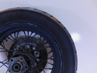 Harley Dyna Softail & Sportster 883 & 1200 Black Laced Rear Wheel Rim & Tire