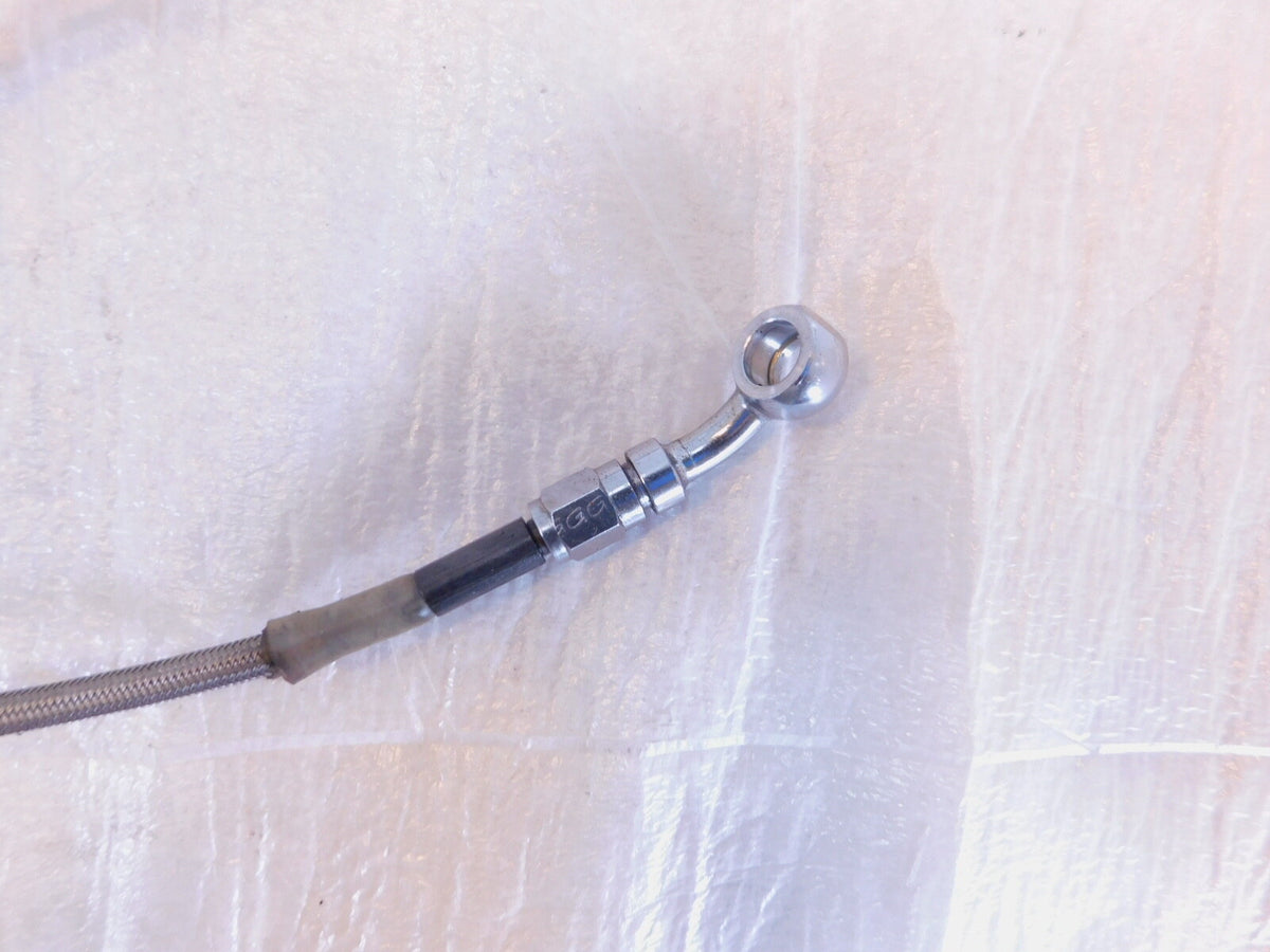 2002 American IronHorse Texas Chopper Front Wheel Brake Caliper Hose Pipe Lines - C3 Cycle