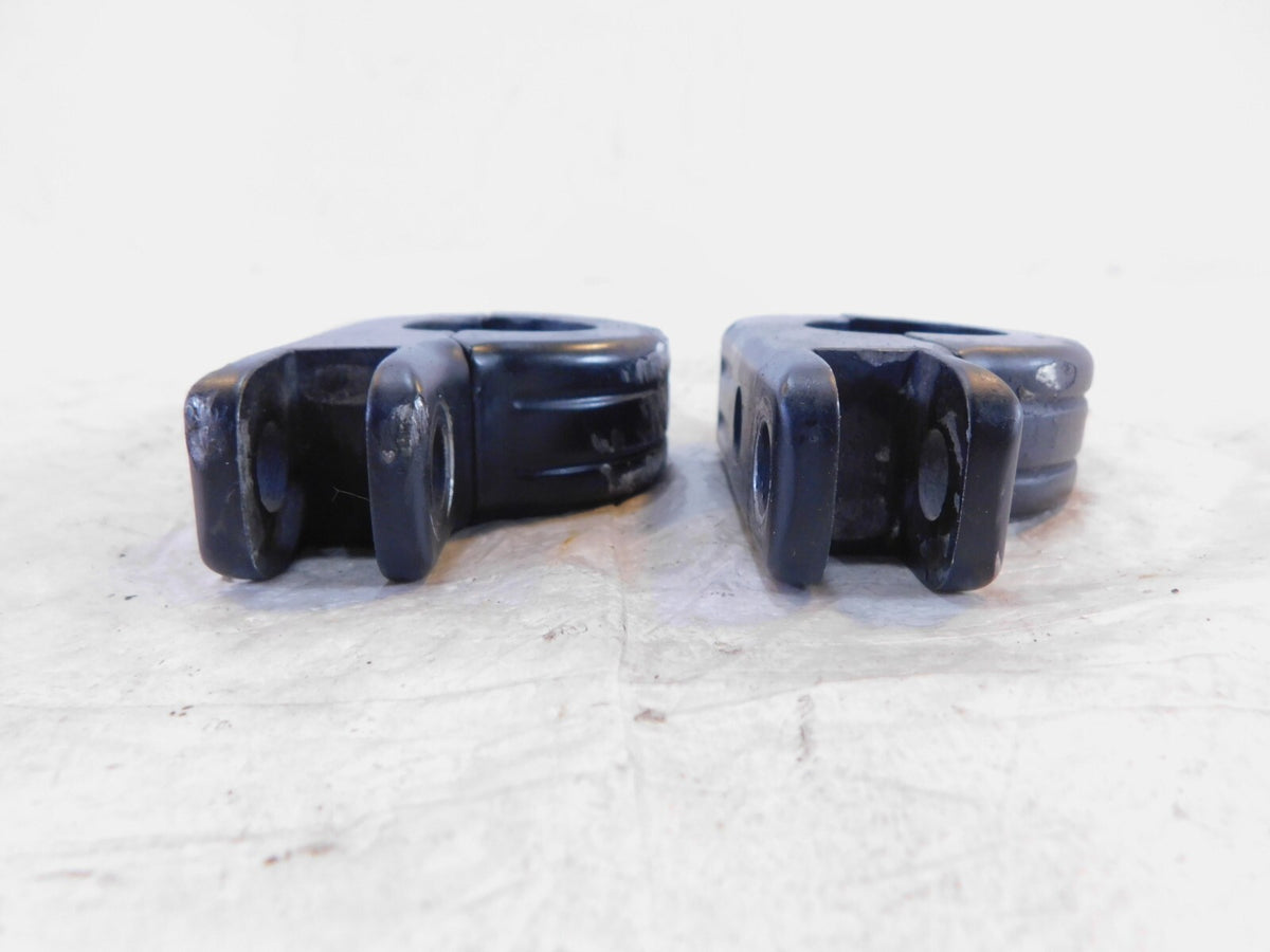 Harley Electra Glide & Road King Highway Footrest Footpeg Mount Bracket Clamps - C3 Cycle