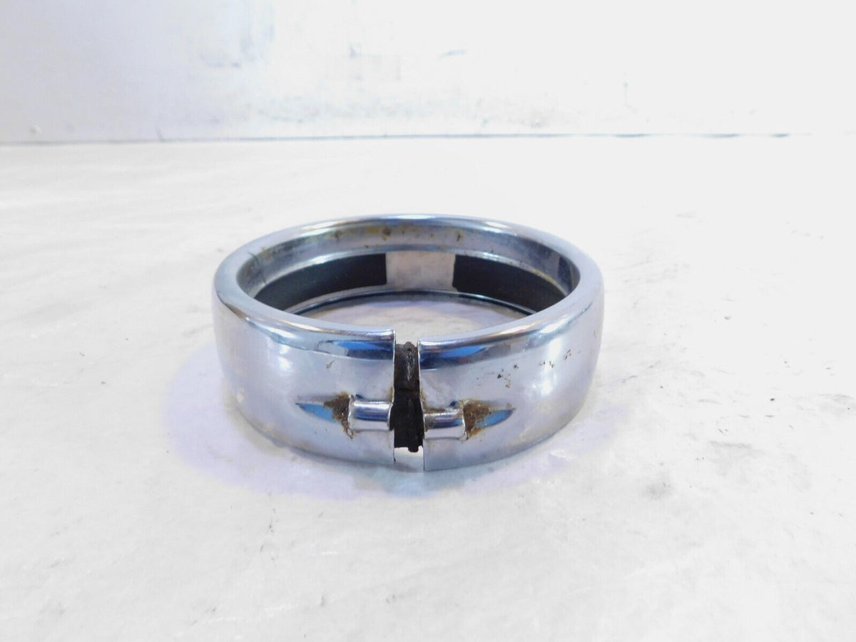 Harley Touring Electra Glide & Softail Passing Fog Light Lamp Chrome Trim Ring - C3 Cycle