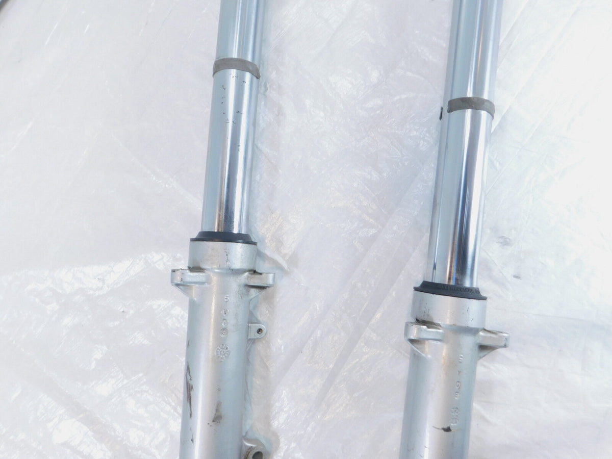 2002 02 MZ Skorpion Tour MZ660 660 Front Left & Right Suspension Forks -Straight