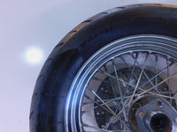 2000 2001 2002 & 2003 Indian Gilroy Scout Chrome Laced Rear Wheel Rim - Bent - C3 Cycle