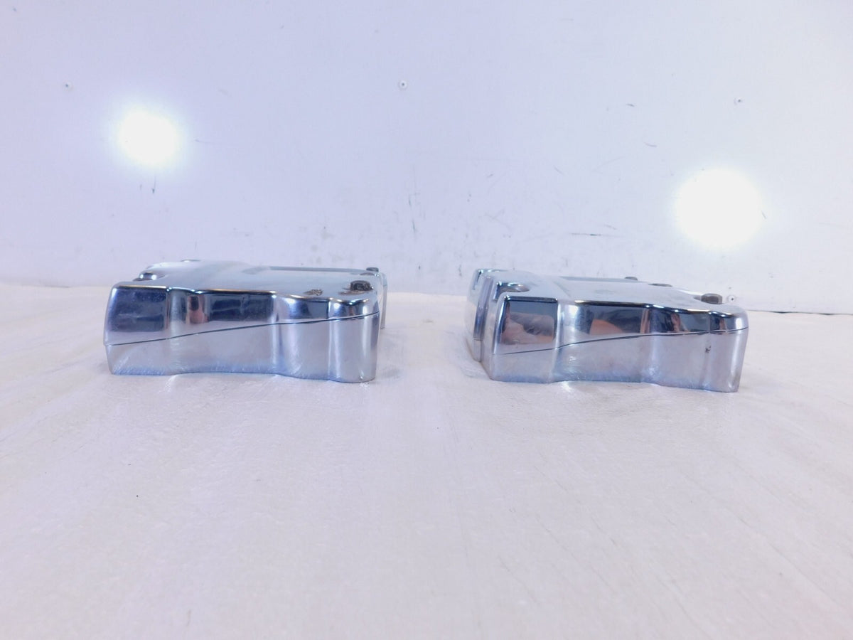 Harley Davidson Touring Dyna & Softail Chrome Cylinder Head Rocker Boxes - C3 Cycle