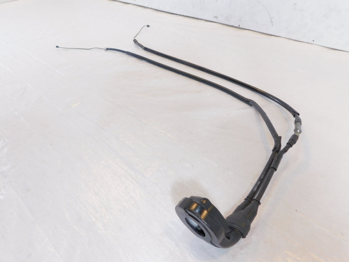 1994 Yamaha FZR1000 OEM Front Push/Pull Handlebar Throttle Cables Lines - C3 Cycle