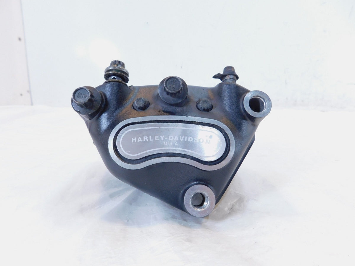 Harley Davidson Touring Sportster Black Right Front Wheel Brake Caliper - C3 Cycle