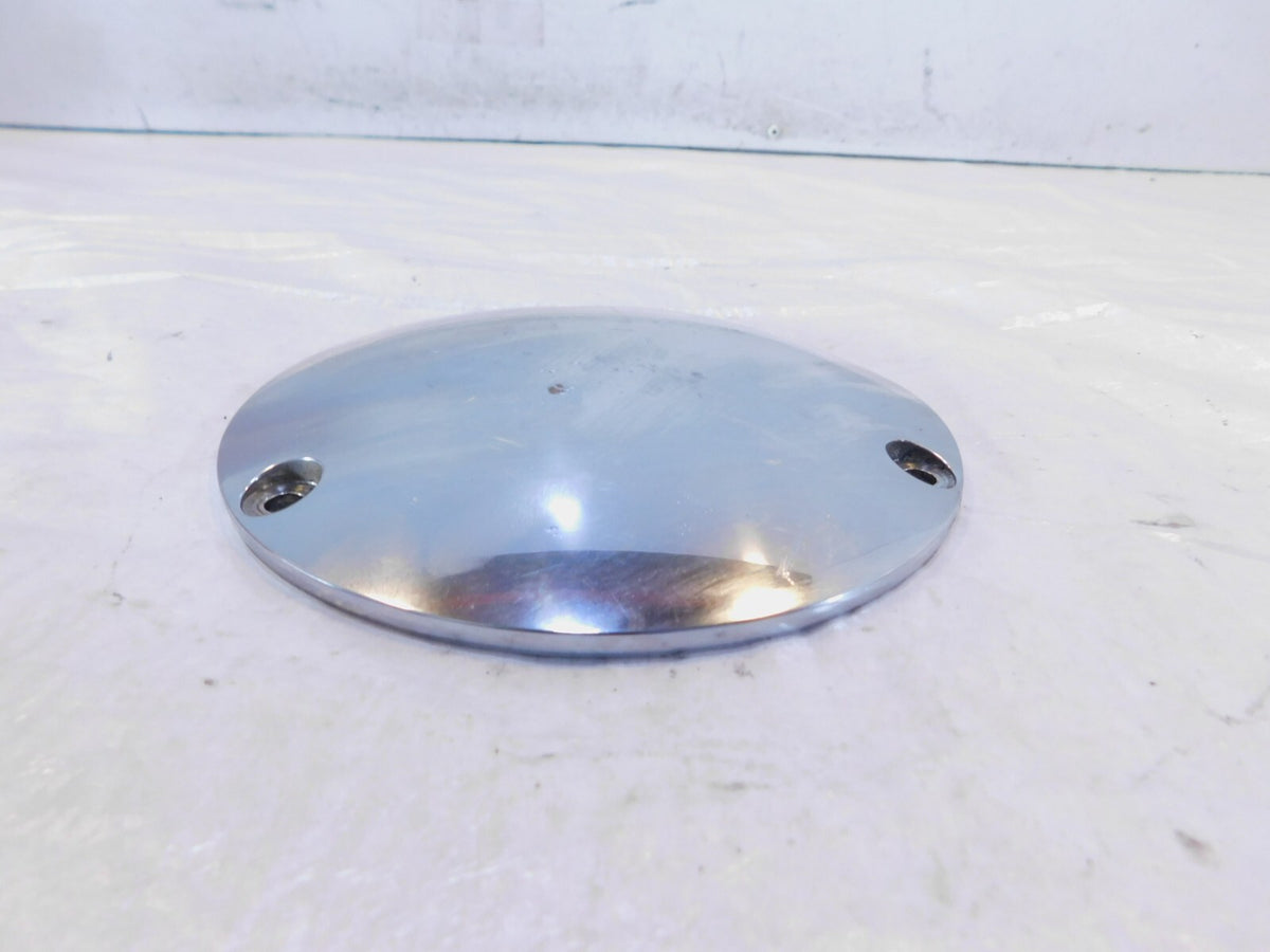 Harley Evo Softail Dyna & FXR Left Engine Motor Chrome Derby Clutch Cap Cover - C3 Cycle