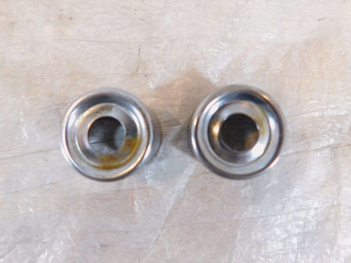 1982-1985 Harley Davidson Sportster XLH 1000 Chrome Upper Top Shock Bolt Covers - C3 Cycle